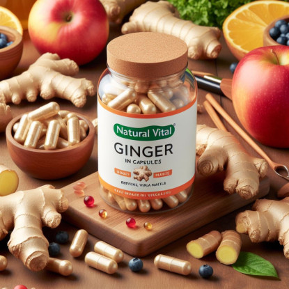 Natural Vital Ginger in Capsules