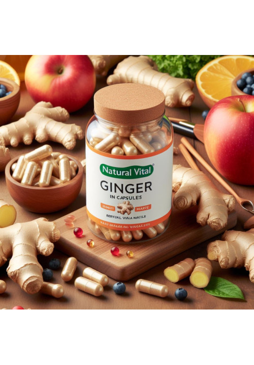 Natural Vital Ginger in Capsules